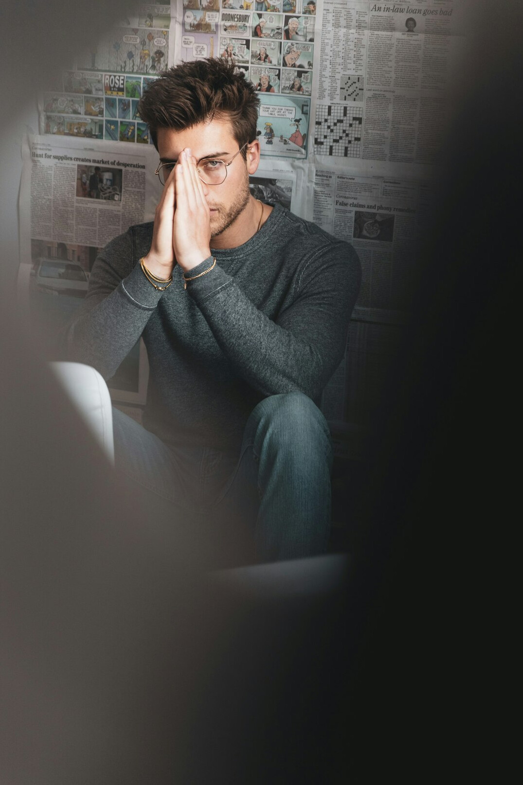 Portrait of a German male data analyst in his 30s
